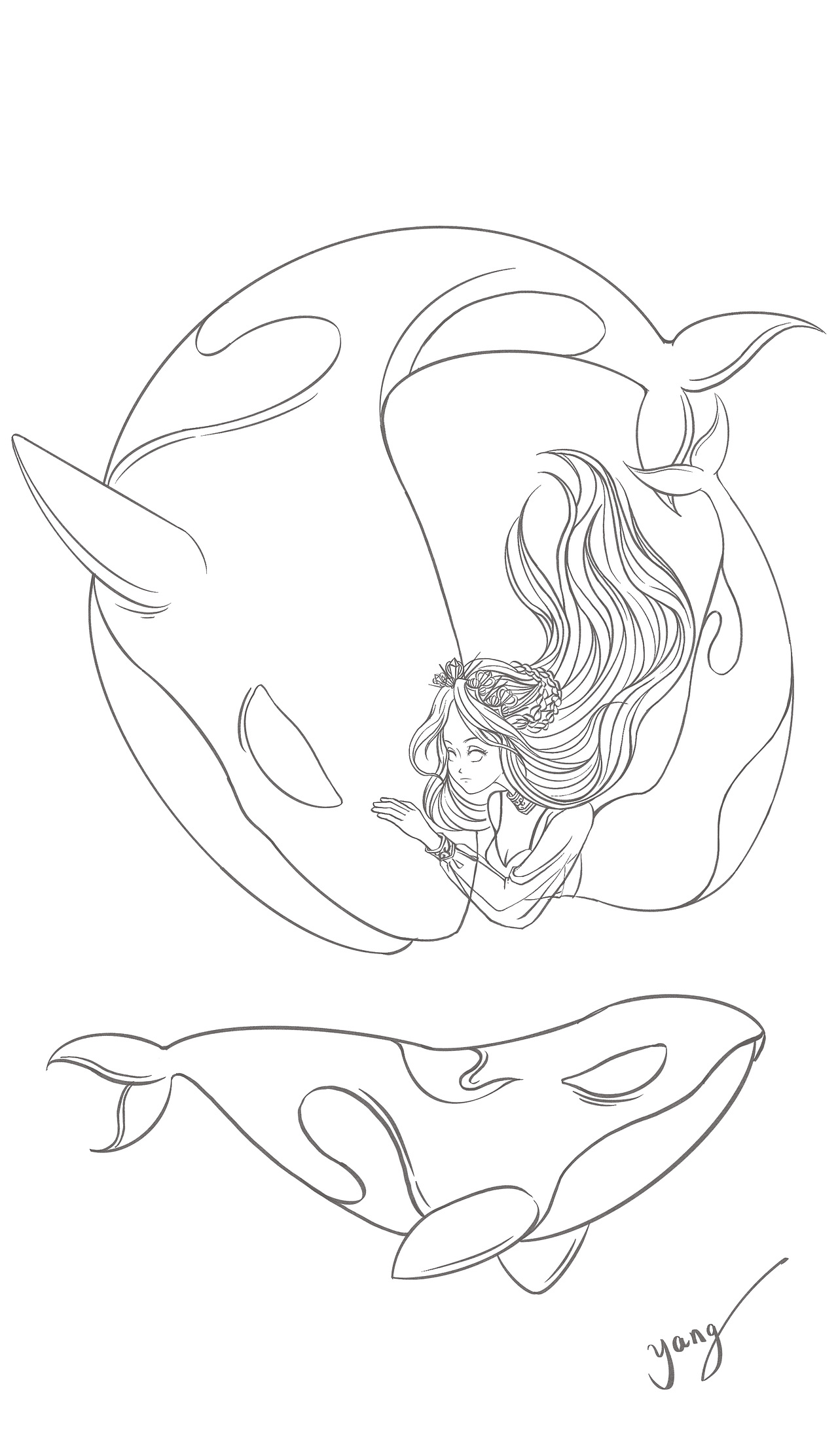 【人鱼系列】部分插画