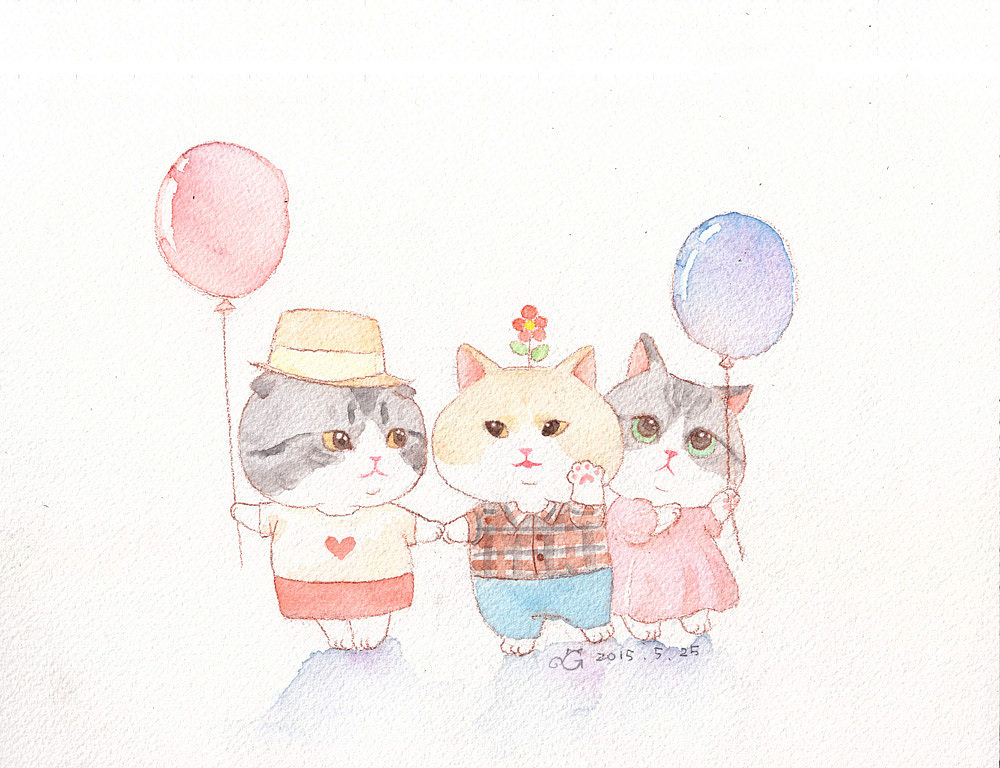 2015匆匆忙忙的一年（图ZNDAyODM1NDg=） - 艺术插画 - 站酷设计师纠结的貓G原创素材 - 站酷ZCOOL