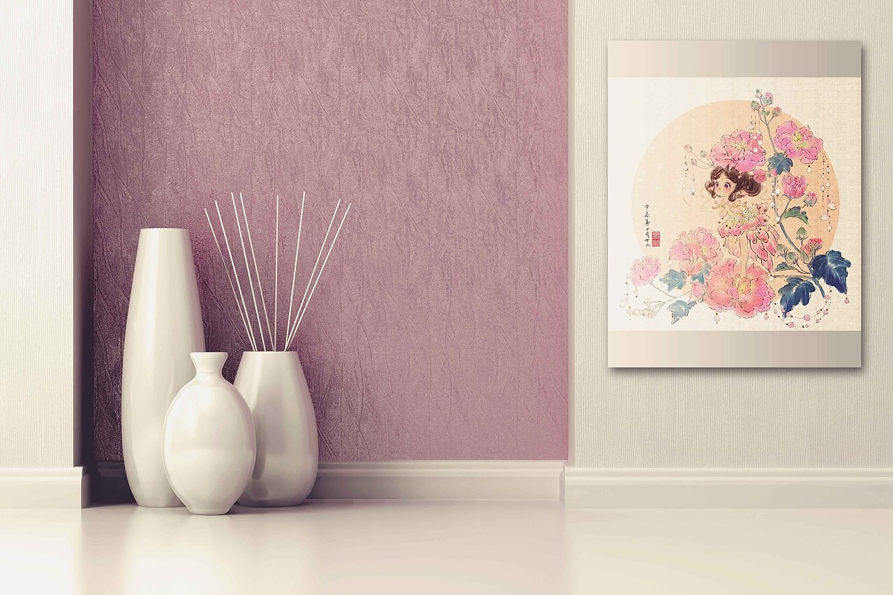 十月的芙蓉花神,温婉柔美,如芙蓉般娇艳欲滴。