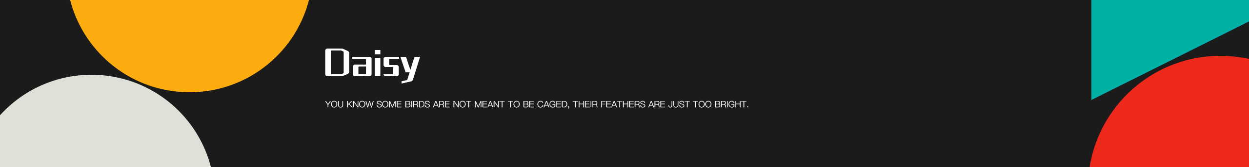 DaisyZYR的个人主页（封面预览） - 主页封面设置 - 站酷设计师DaisyZYR原创素材 - 站酷ZCOOL