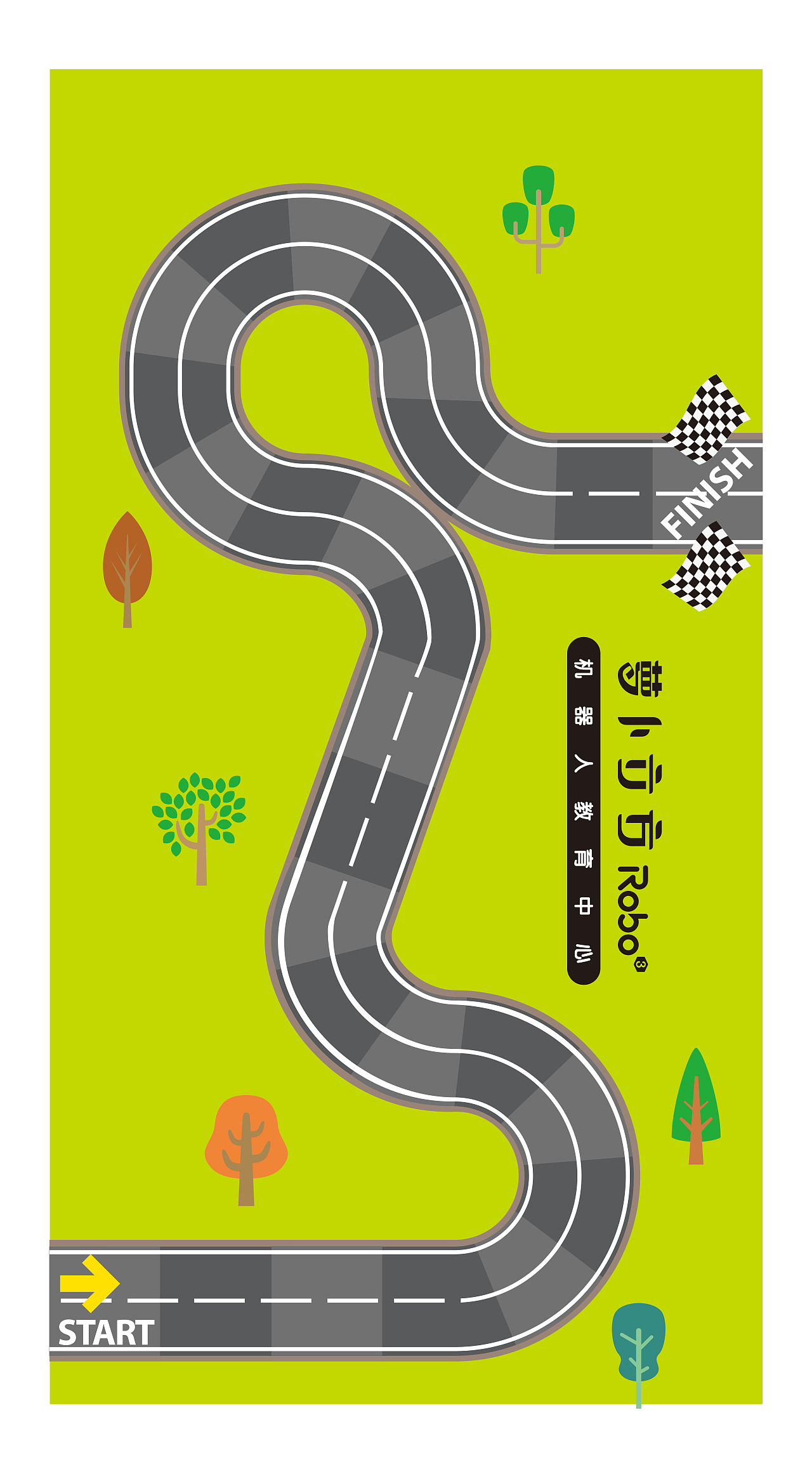智能赛车赛道地图设计|插画|商业插画|jackyczj2010 - 原创作品 - 站酷 (ZCOOL)
