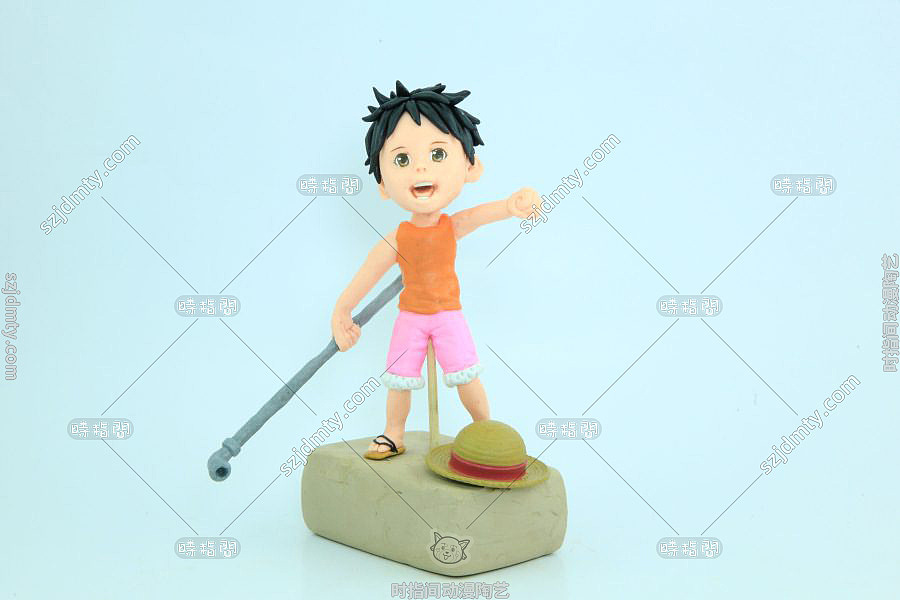 开陶艺店,动漫主题陶艺,DIY作品展示