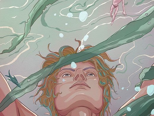 游泳（个人主页-ZMjE4NDgxNTI=） - 商业插画 - 站酷设计师吉普赛漂流者原创素材 - 站酷ZCOOL