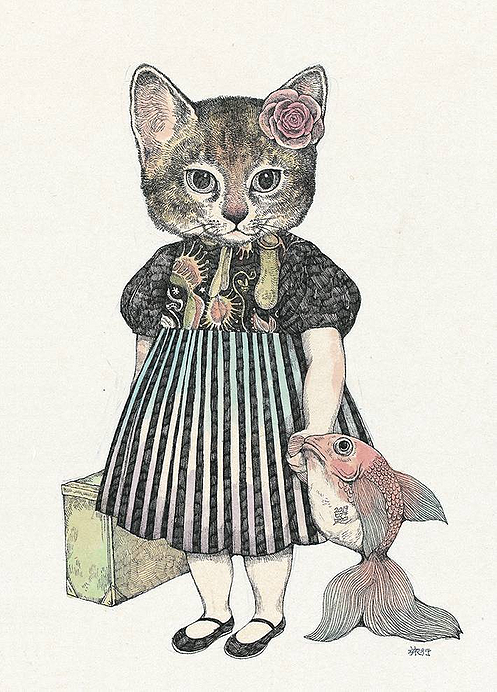 樋口裕子丨gucci御用插画师