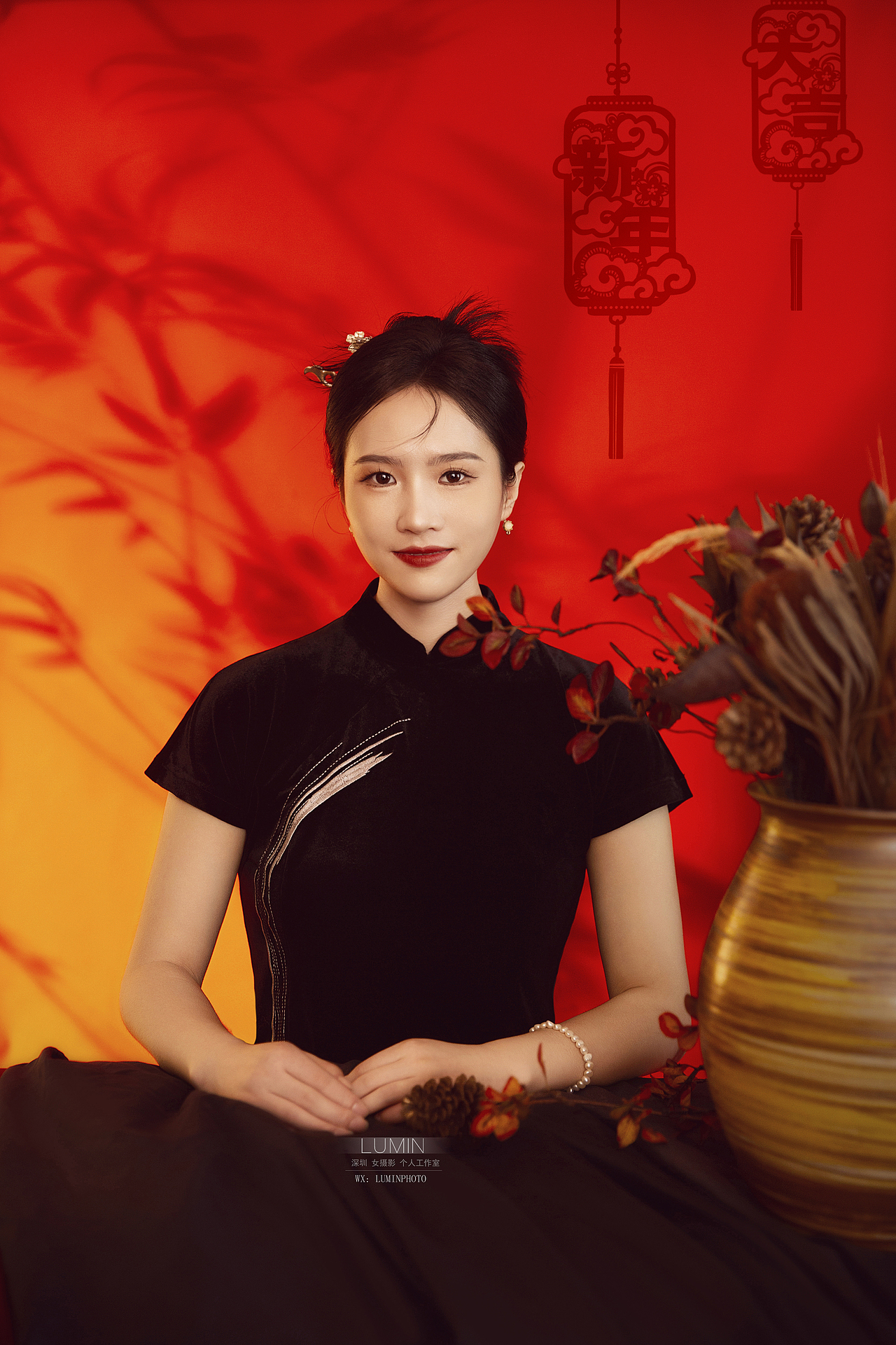 深圳写真约拍 新年写真 国风 旗袍（图ZMzYwMTk2MDg4） - 人像摄影 - 站酷设计师深圳女摄LUMIN原创素材 - 站酷ZCOOL