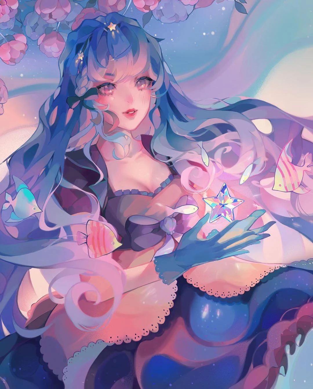 原画丨绘画丨少女系插画师nayu_illust