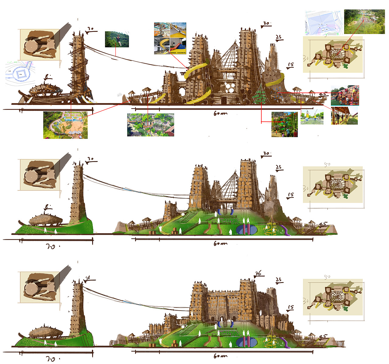农家乐概念草图part1（图ZMjUwOTY3OTky） - 景观设计 - 站酷设计师欧德小毕原创素材 - 站酷ZCOOL