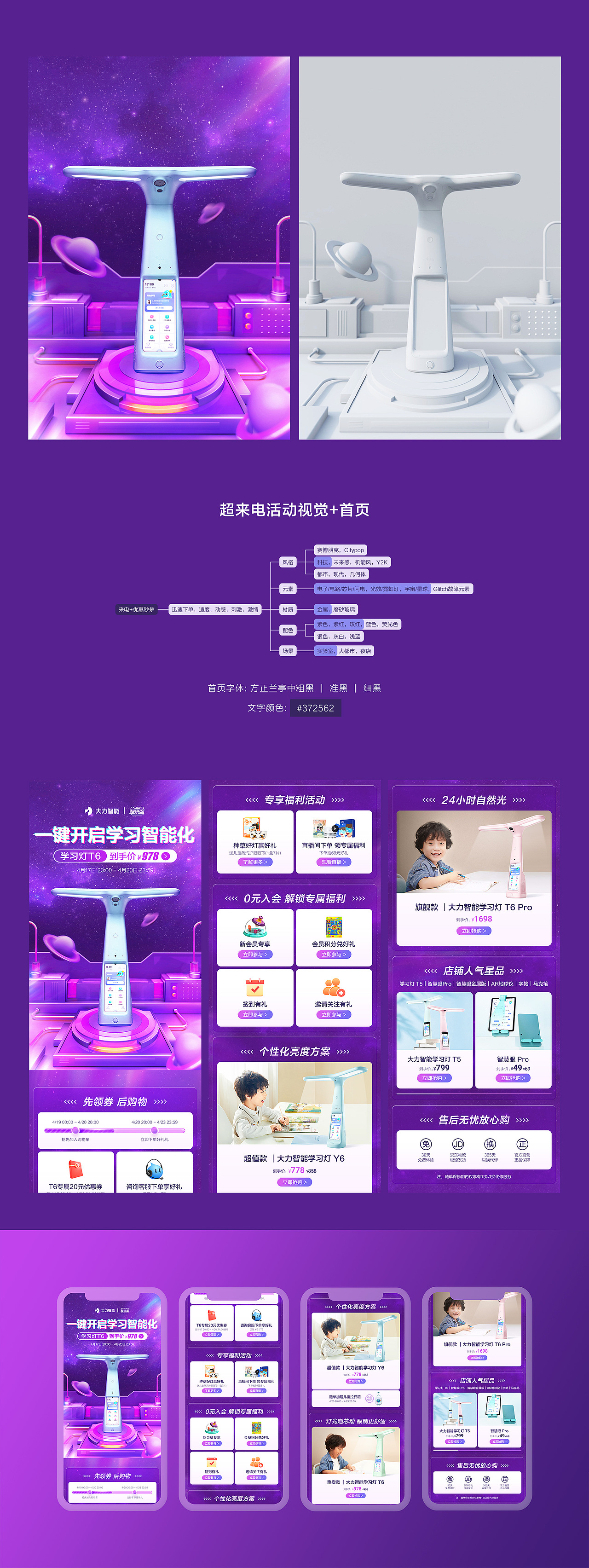 E-commerce Visual Design - For Dali Lamp（图ZMzEyNjU3MzQ4） - 电商 - 站酷设计师汪二狗子原创素材 - 站酷ZCOOL