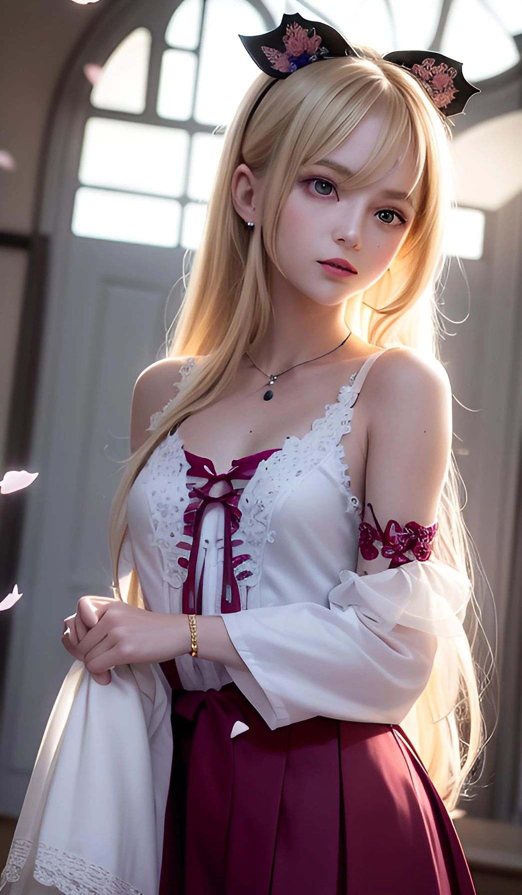 金发碧眼的歪果女孩