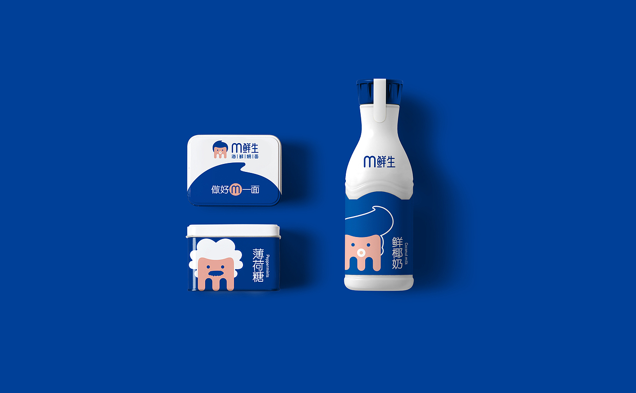 M鲜生品牌形象设计 | 云朵品牌设计