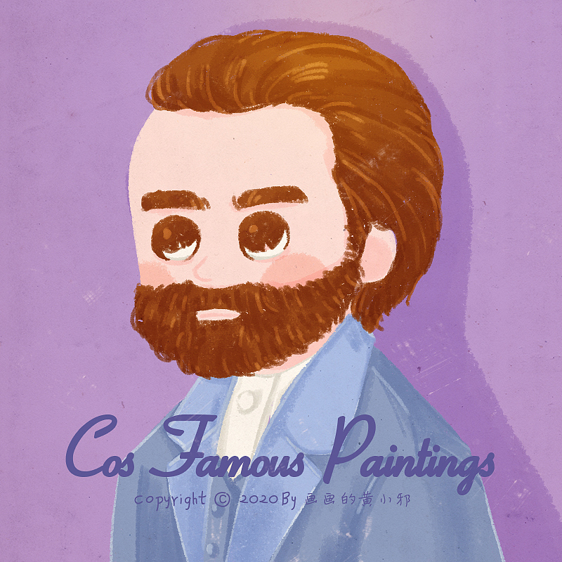 画画的黄小邪|插画|COS名画