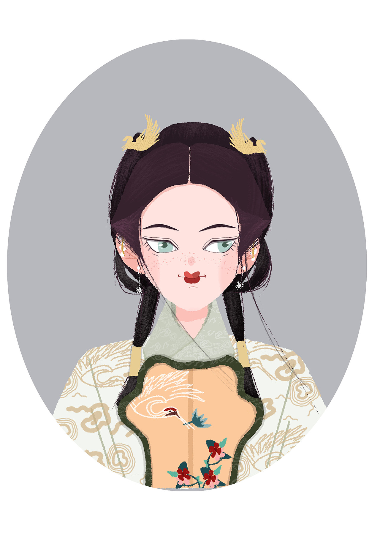 古风插画（图ZMjExOTg4OTg4） - 创作习作 - 站酷设计师羊羊四月原创素材 - 站酷ZCOOL