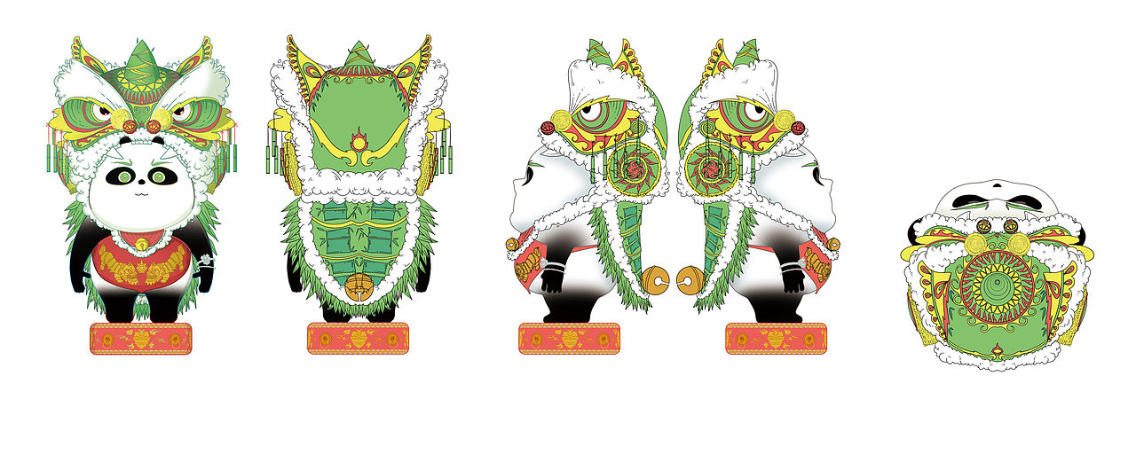 东方胖丸·醒狮宿竹-“竹狮”（图ZMjE4NjY3MDc2） - 手办/模玩 - 站酷设计师一茅小矛一原创素材 - 站酷ZCOOL