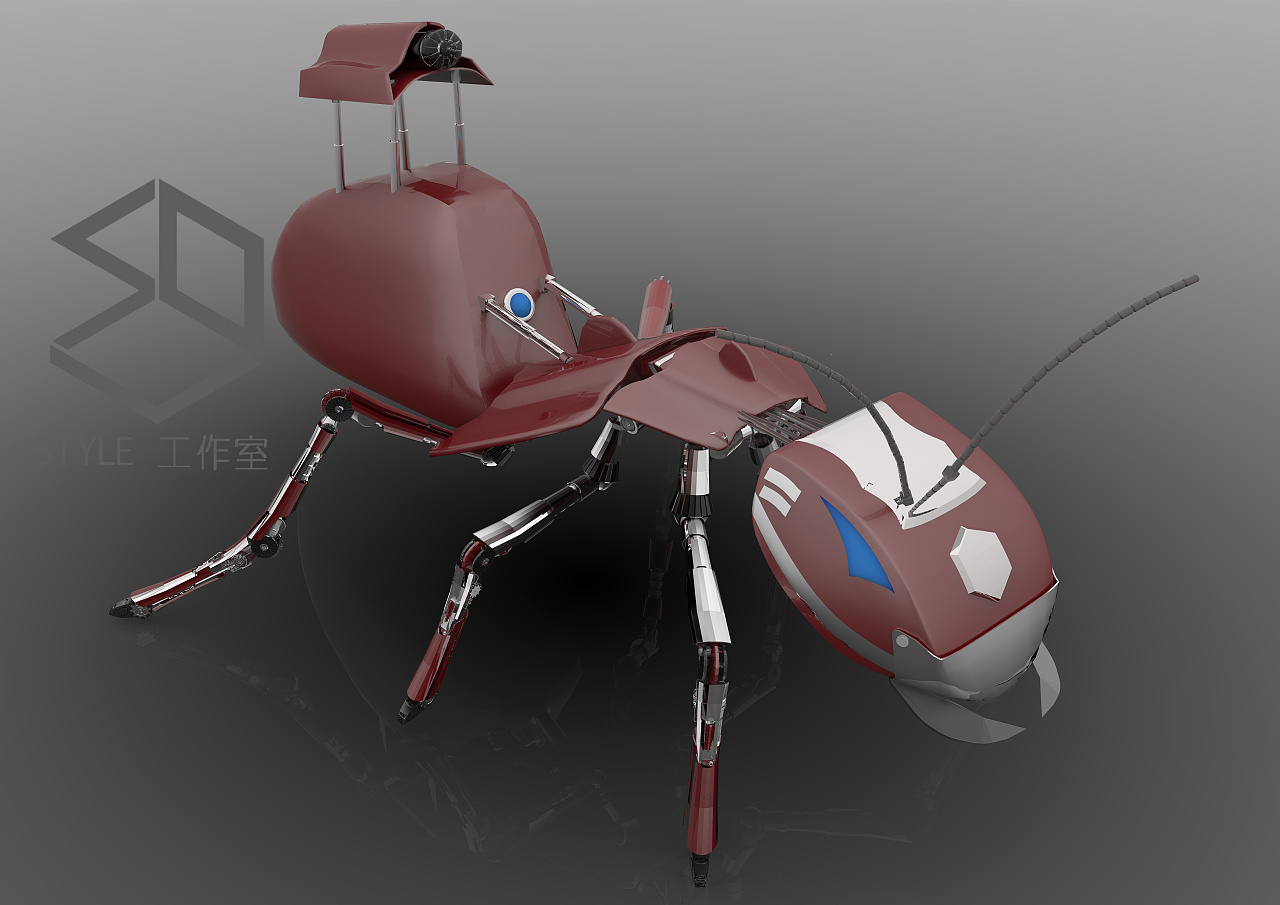 3d建模设计 战蚁