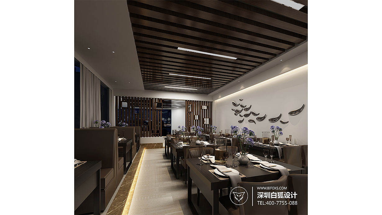 餐饮设计|简约创意餐厅设计|餐饮空间设计(图ZMTE1NjgzMTI4) - 建筑设计 - 站酷设计师深圳白狐工业设计原创素材 - 站酷ZCOOL