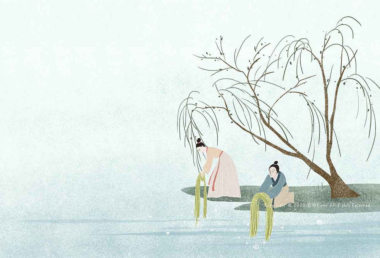 一组中国风插画（二）（图ZMjAzNTI3OTQ0） - 商业插画 - 站酷设计师菲非Fiona原创素材 - 站酷ZCOOL