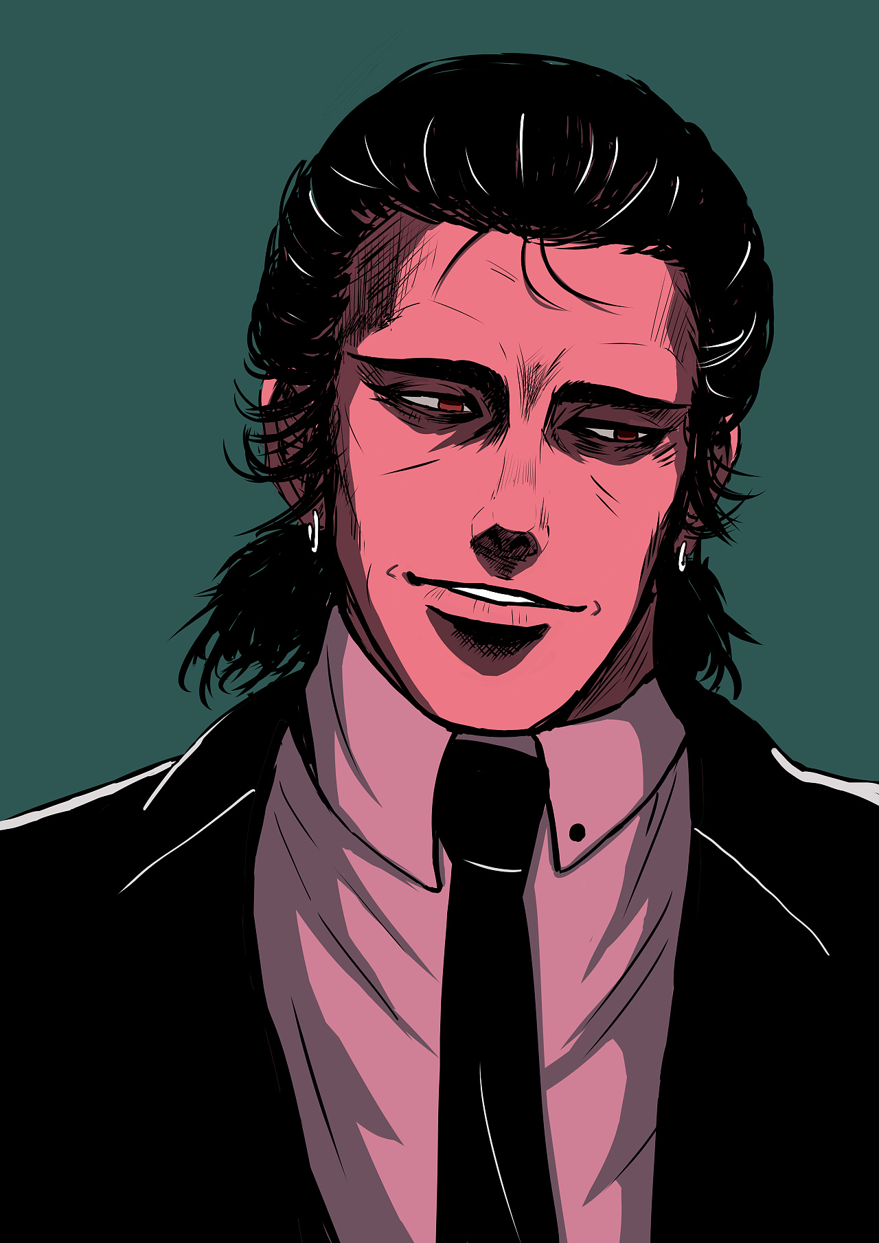 镖人同人练习|插画|创作习作|热脸冷屁股 - 原创作品 - 站酷 (zcool)