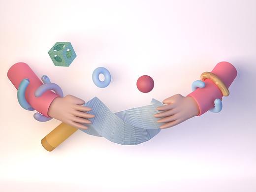 c4d学习第二天打卡-变形器的使用