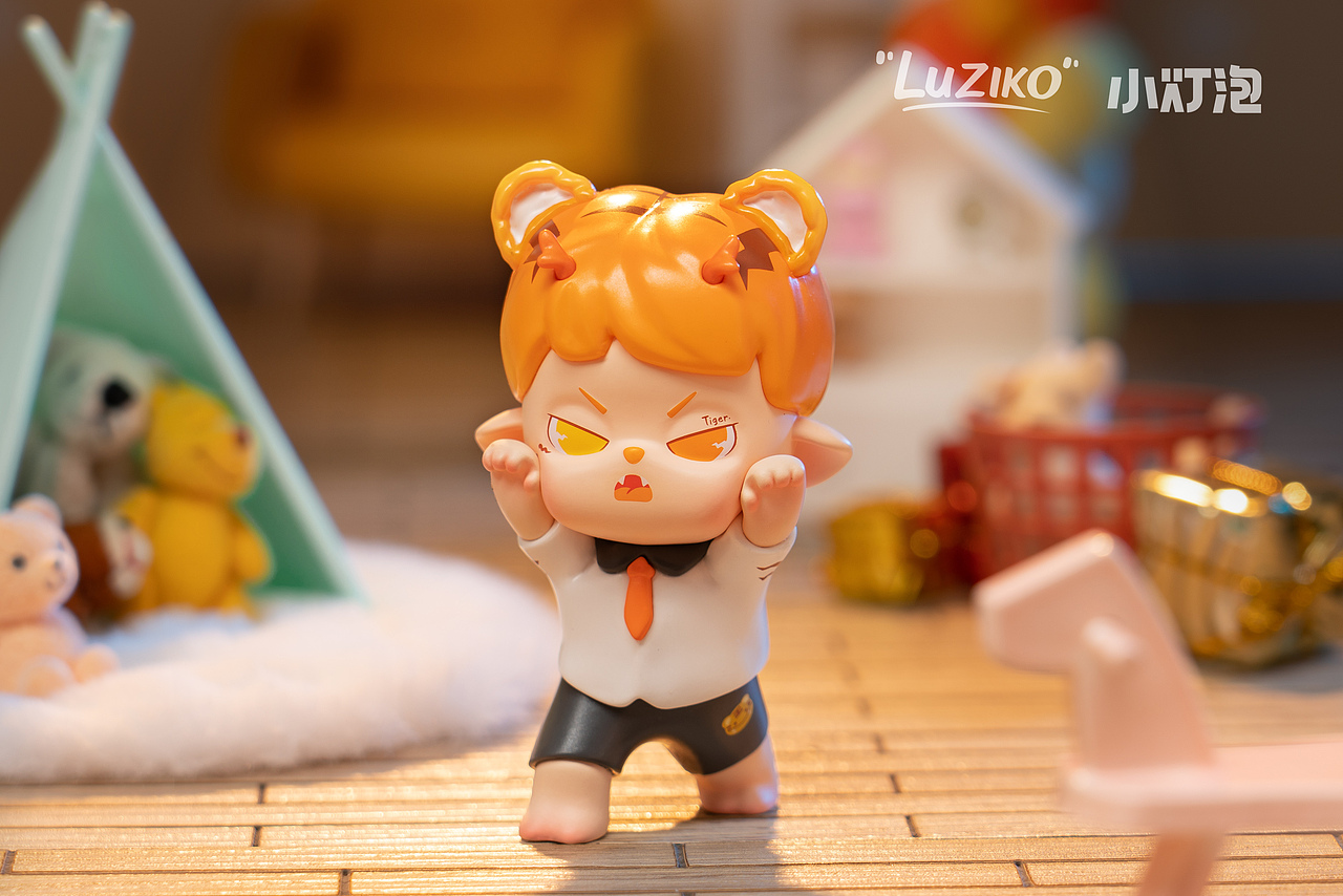 盲盒拍摄 鹿豆子LUZIKO潮萌动物系列 摄影视觉策划