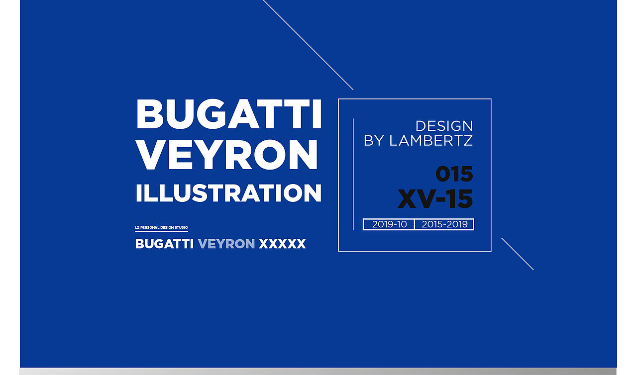 汽车插画-Bugatti（图ZMTgxOTgxMDk2） - 创作习作 - 站酷设计师画画的LAMBERTZ原创素材 - 站酷ZCOOL