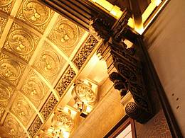 寺庙建筑彩绘立体天花吊顶