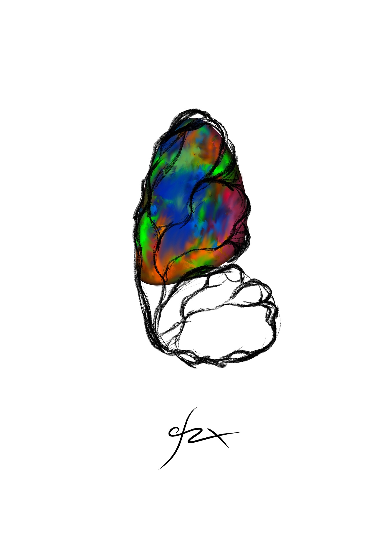 灵魂草稿,欧泊蝴蝶