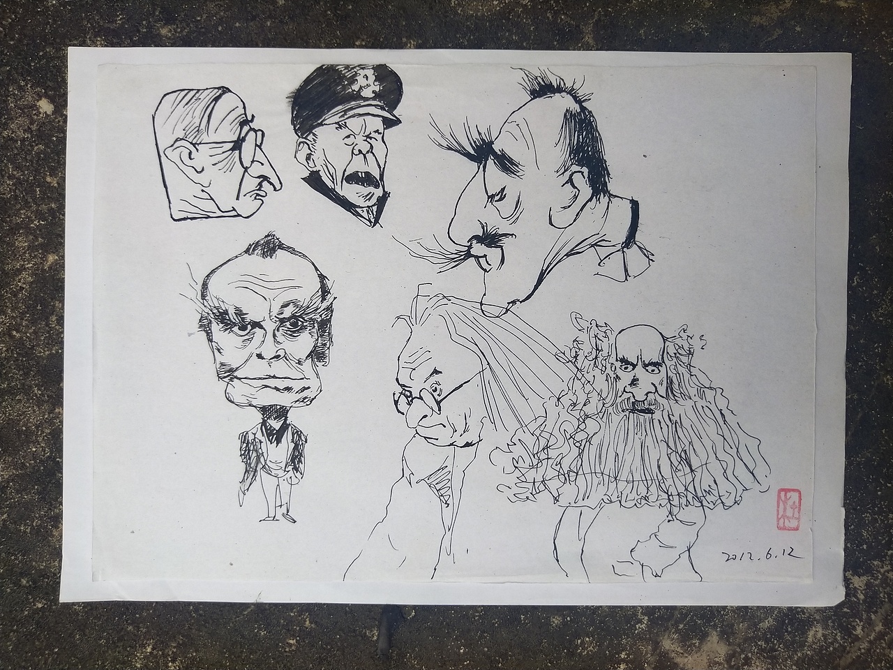 阿杜 手绘 速写 阿杜速写 阿杜手绘 速写肖像画（图ZMjAxMzk3ODgw） - 绘画 - 站酷设计师阿杜手绘速写原创素材 - 站酷ZCOOL