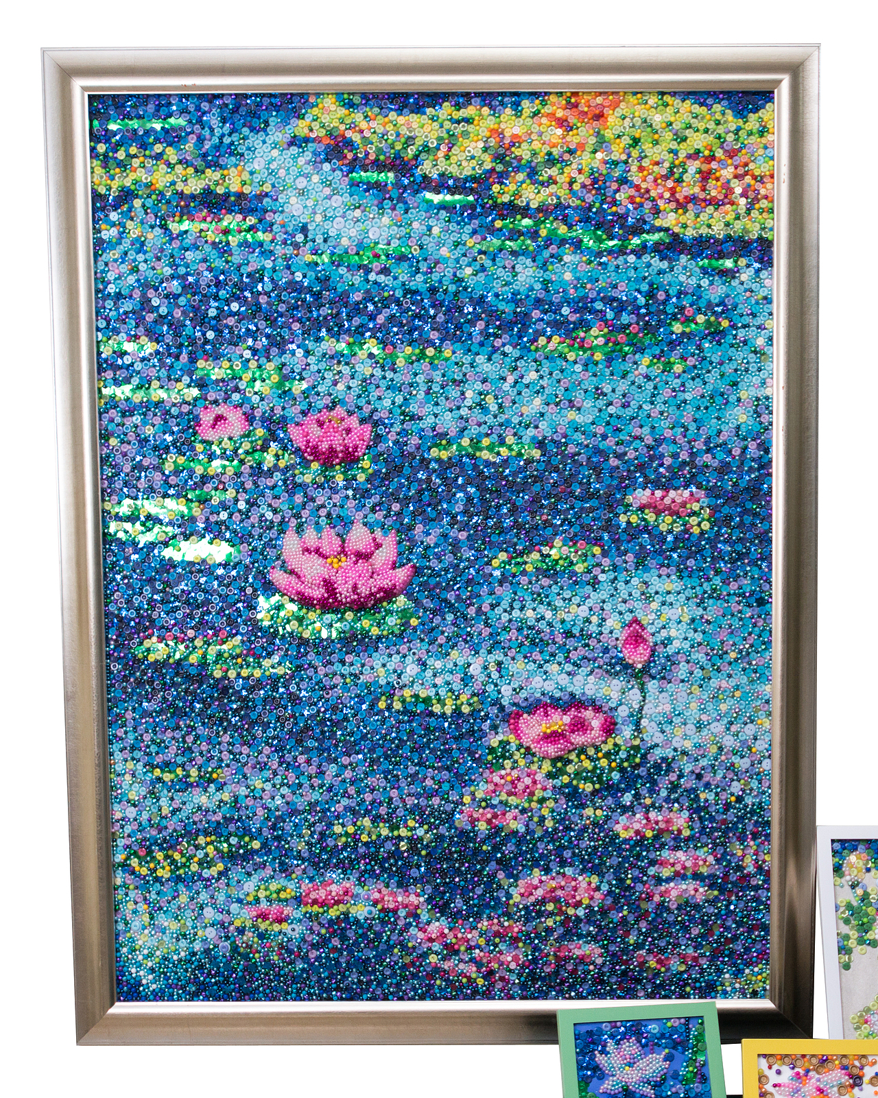 #青春答卷2014# 视觉传达◆毕业设计——综合材料装饰画◆《荷》(图ZMTc4Njc3MTY=) - 实验艺术 - 站酷设计师Carrie邓原创素材 - 站酷ZCOOL