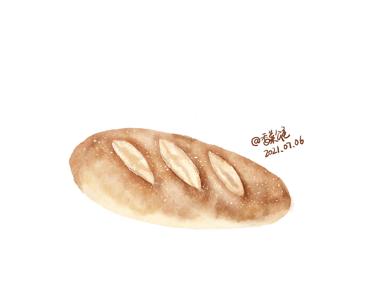 2021年7月插画练习（图ZMjY2NDU3ODEy） - 创作习作 - 站酷设计师香菜公主原创素材 - 站酷ZCOOL