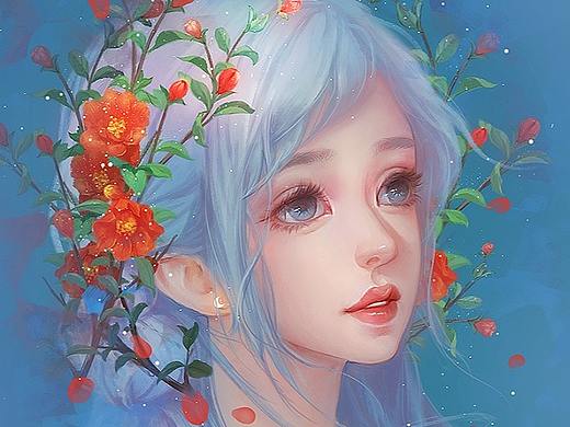 花与女孩系列