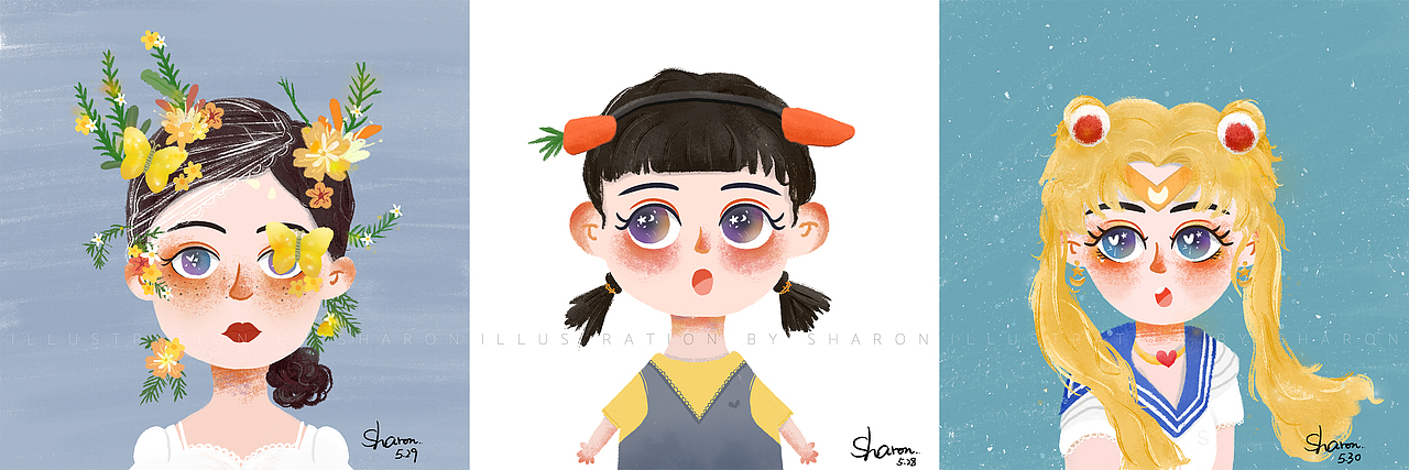 创意1小妹2水冰月挑战3