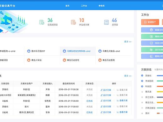 新奥泛能仿真平台WEB端