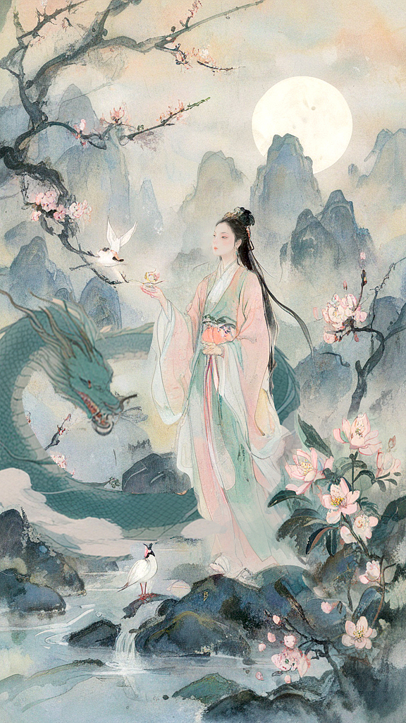 龙神赐福（图ZMzU5OTY2MTE2） - AI作品 - 站酷设计师JMEN原创素材 - 站酷ZCOOL