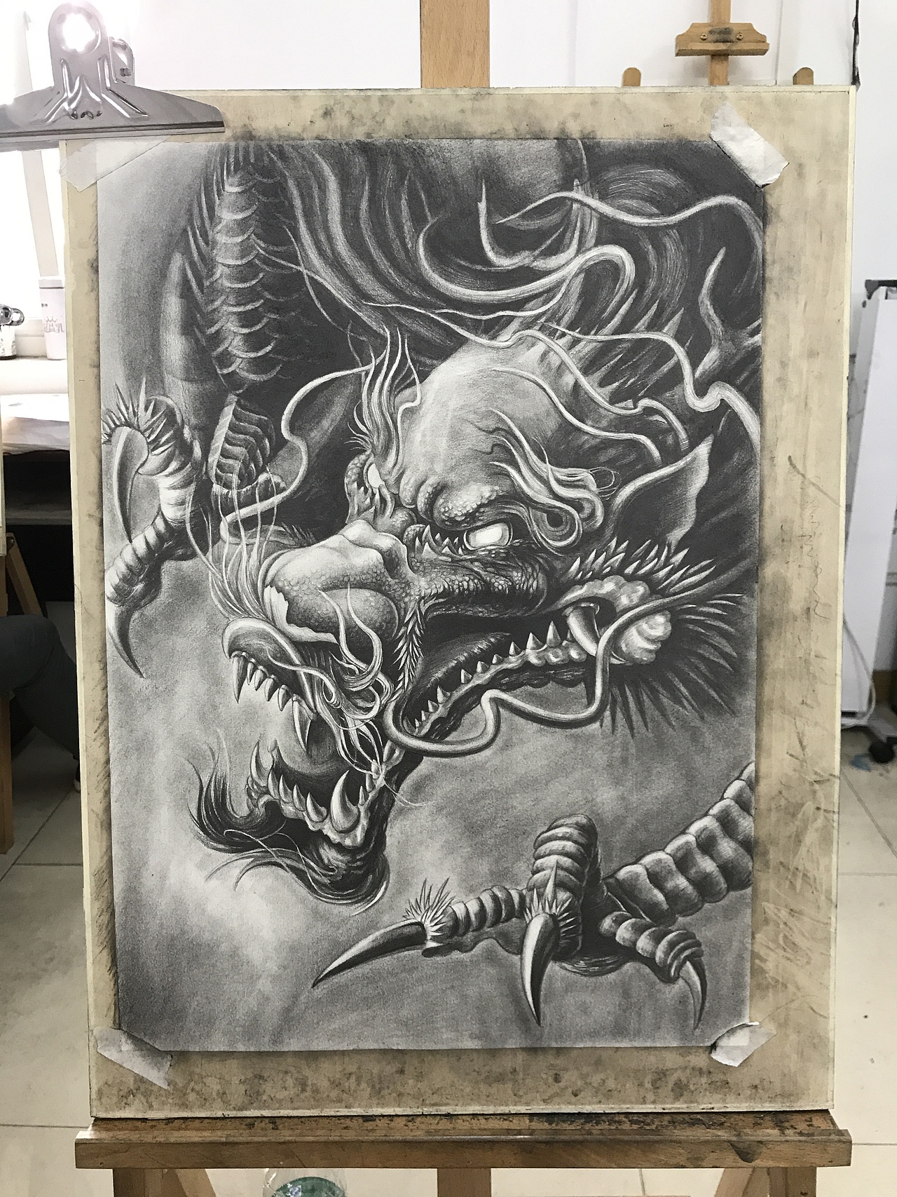 东方龙（纹身手稿）（图ZOTM2NTk3OTY=） - 绘画 - 站酷设计师Zoe小婷原创素材 - 站酷ZCOOL