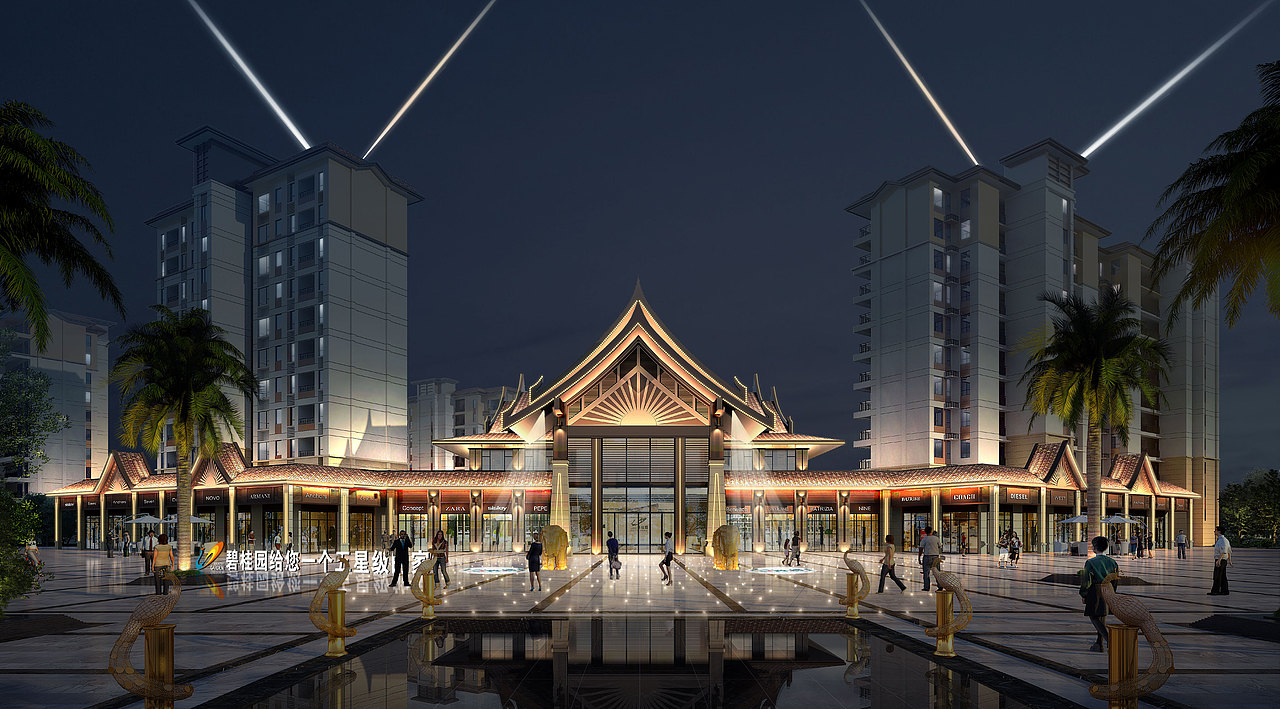 地产建筑夜景照明设计