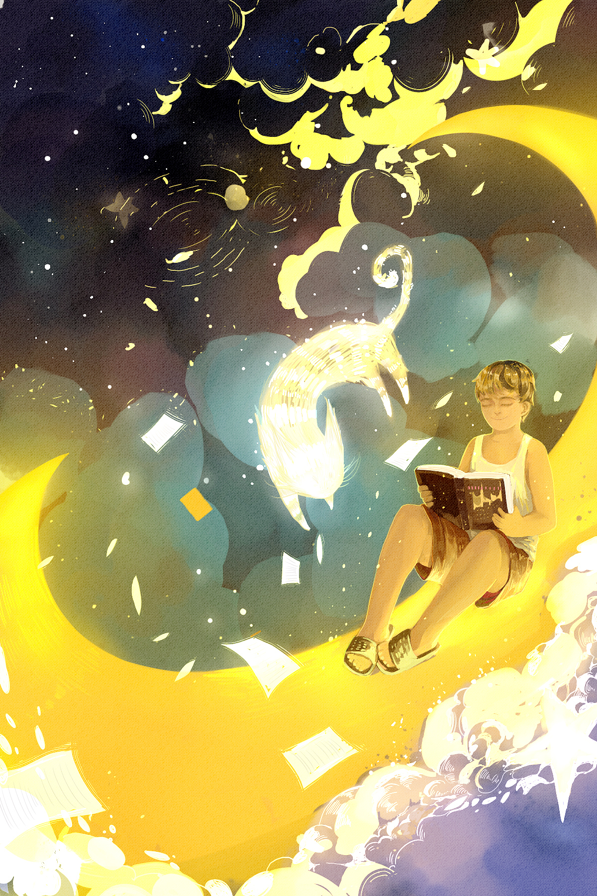 唯品会-公益明信片（图ZMTAxNjkyOTY0） - 商业插画 - 站酷设计师KARA辛原创素材 - 站酷ZCOOL