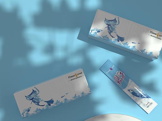 宠物猫条产品场景渲染