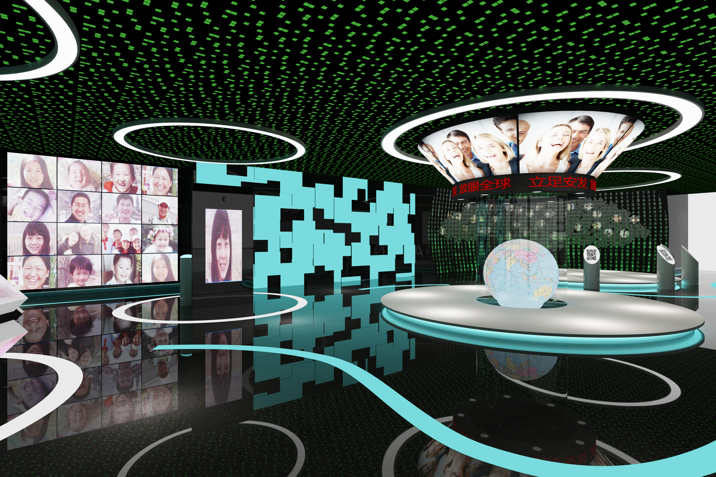 展厅效果图作品|空间|舞台美术|z48060786 - 原创作品 - 站酷 (zcool)