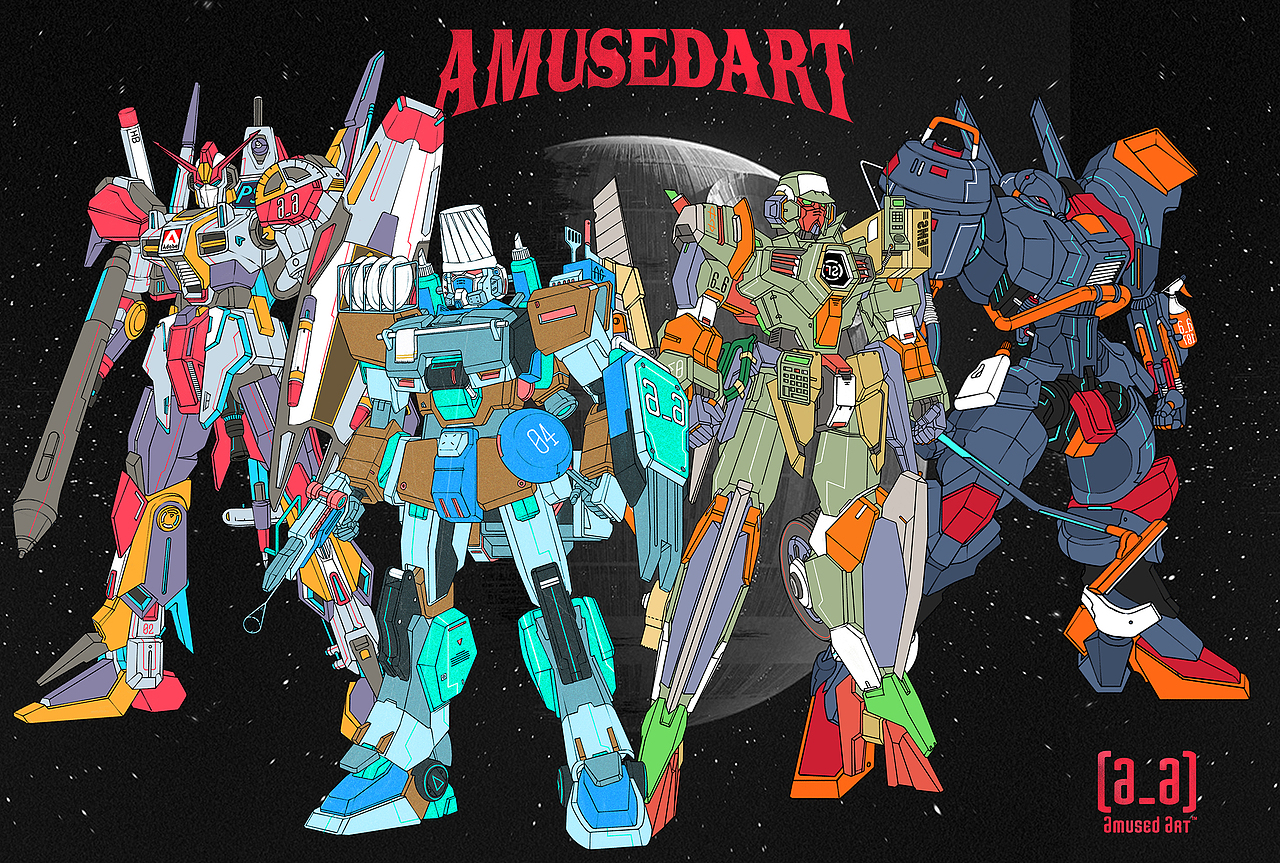 全职高达（图ZOTcwNzkxMDg=） - 商业插画 - 站酷设计师FCCK原创素材 - 站酷ZCOOL