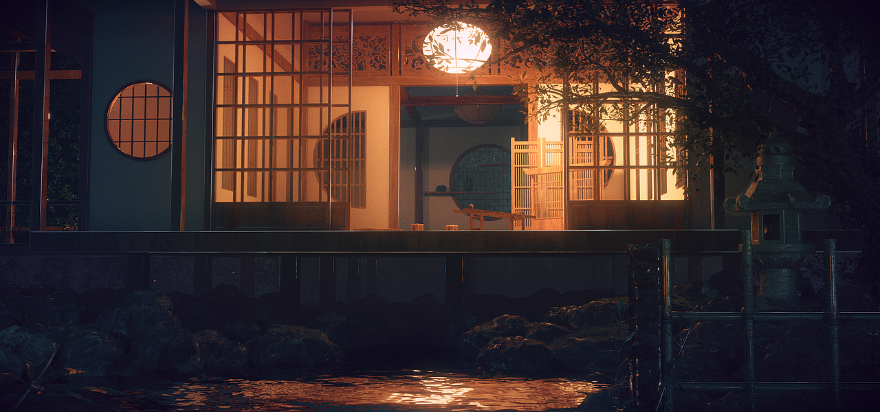 感谢「衔蝉静守」大佬提供的免费场景模型