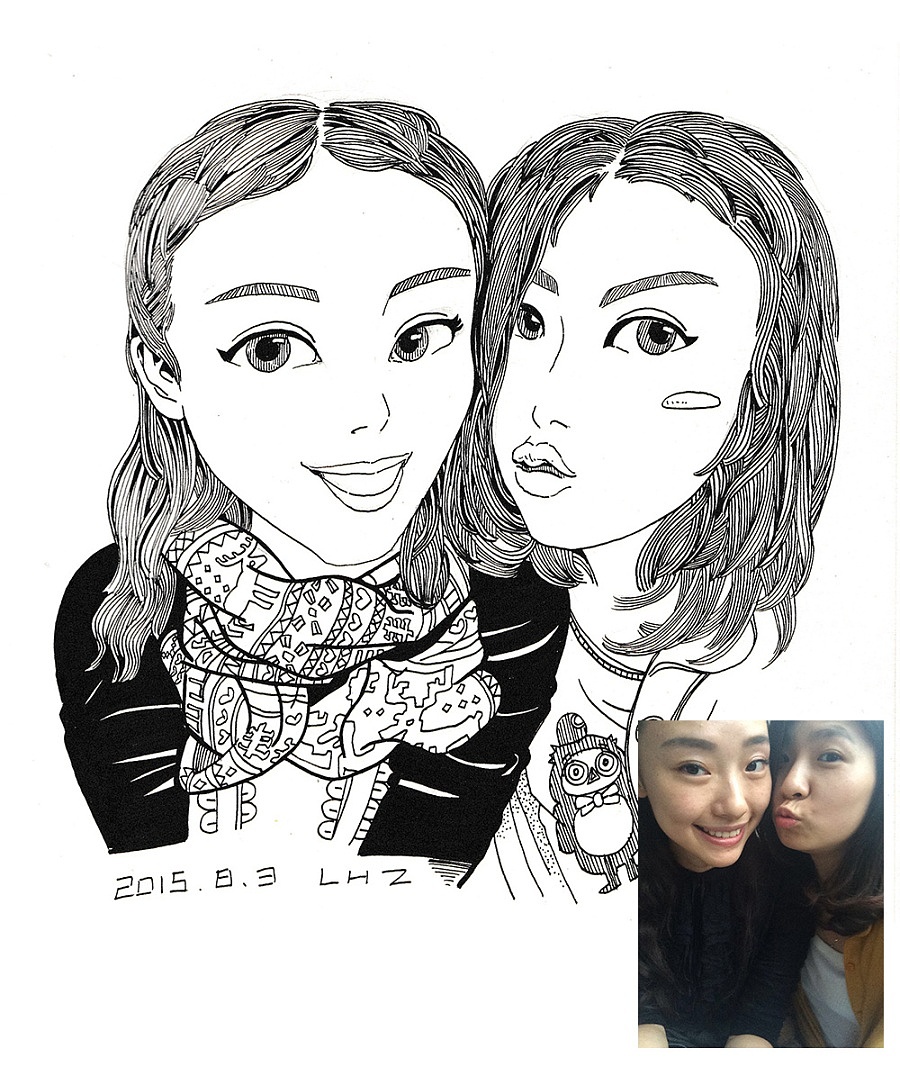 手绘小伙伴们（图ZMzI1NDM4ODA=） - 商业插画 - 站酷设计师熊猫一只hz原创素材 - 站酷ZCOOL
