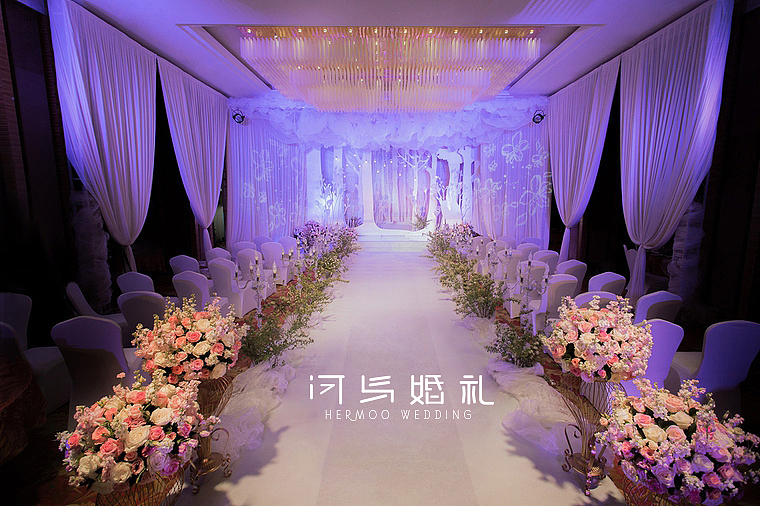 河马婚礼｜西式婚礼（紫色＋白色）（图ZMTM3ODUzOTEy） - 人文/纪实摄影 - 站酷设计师河马婚礼原创素材 - 站酷ZCOOL