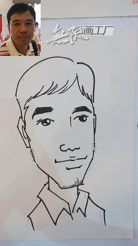 长沙现场手绘漫画 肖像漫画速绘卡通表演开业庆典房地产暖场活动