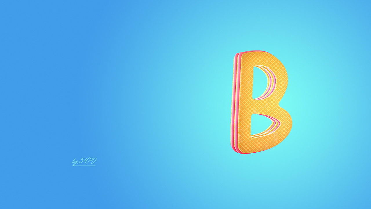 B的夹心威化饼干