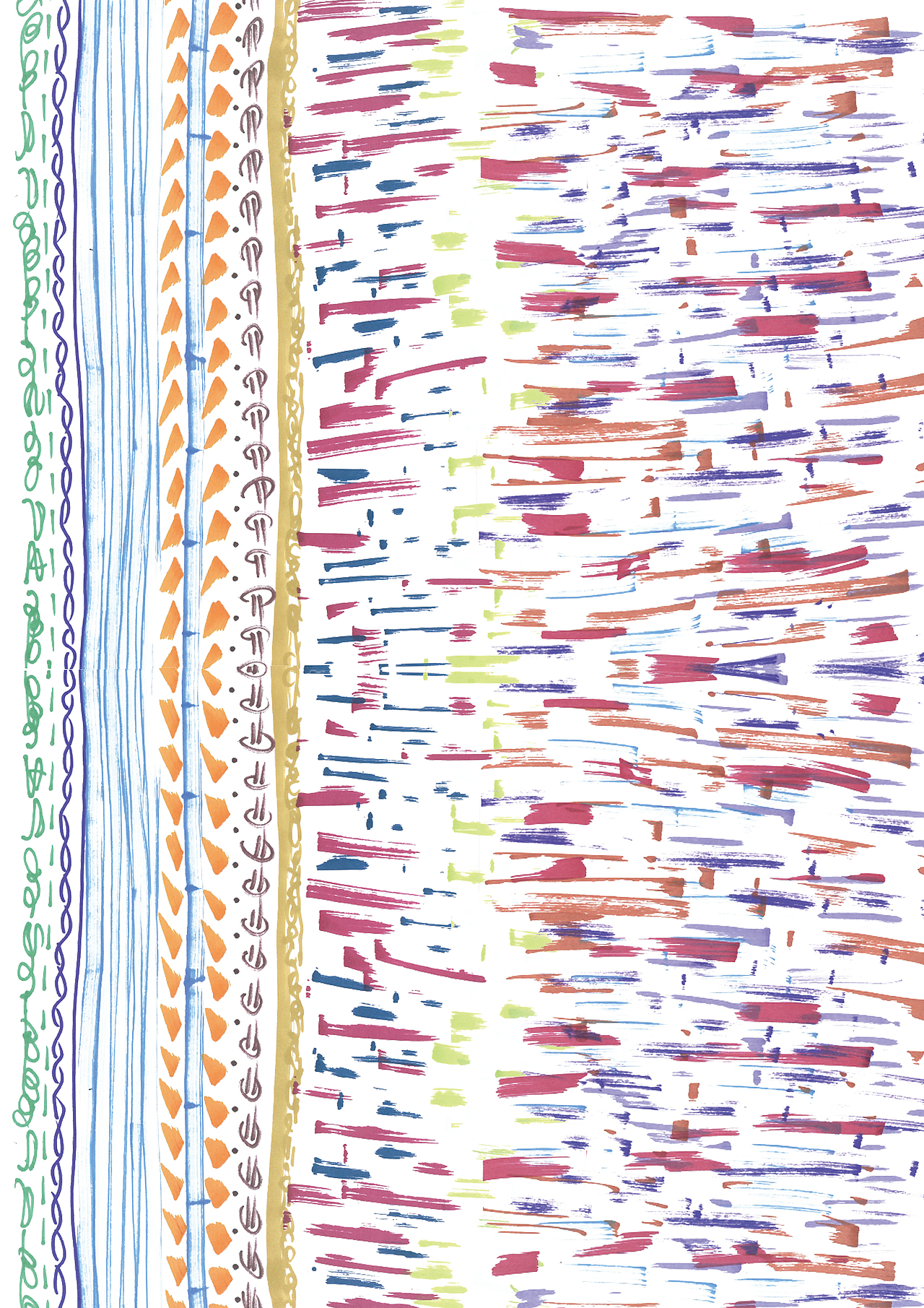 仿 Jean-Michel Basquiat 练习和印花