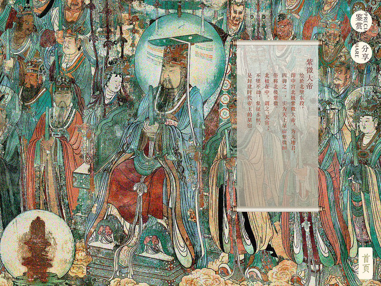 山西永乐宫壁画之二十八星宿