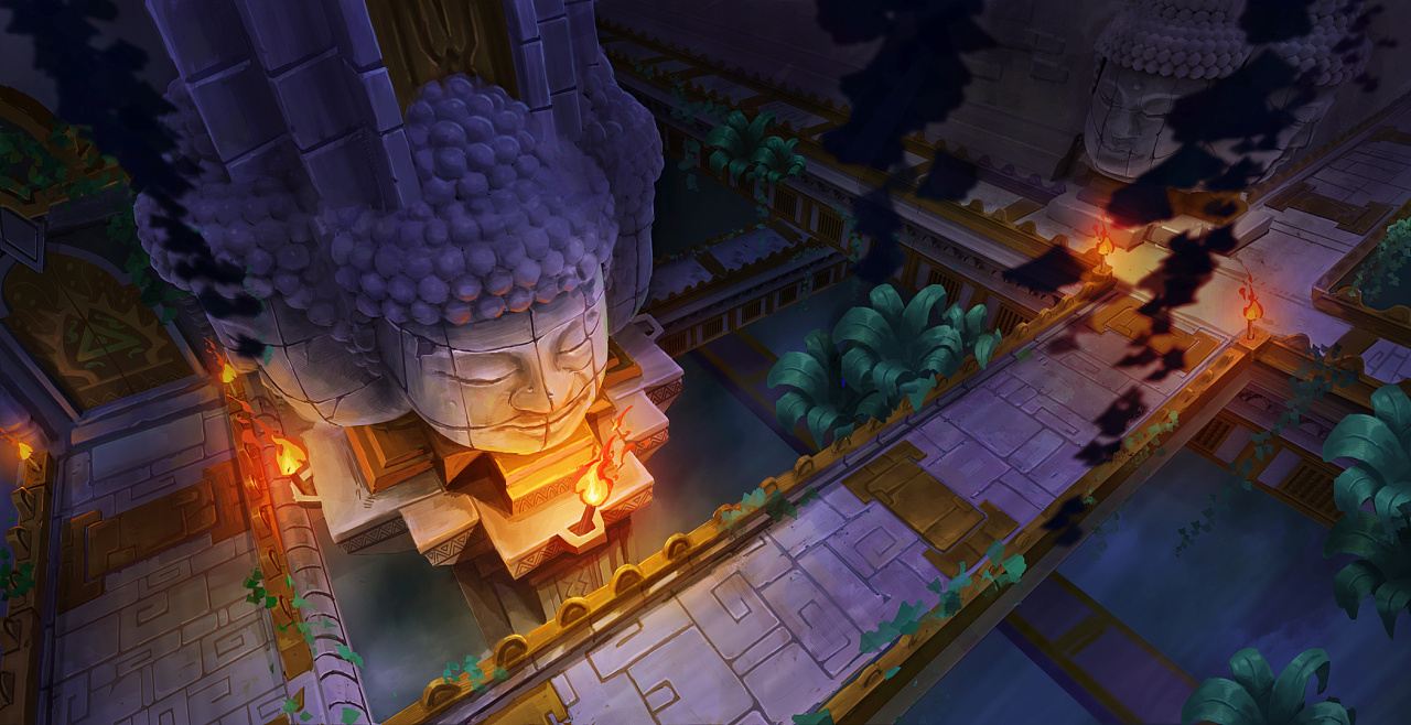 神庙地下城|插画|游戏原画|逗沙_dssss - 原创作品 - 站酷 (zcool)