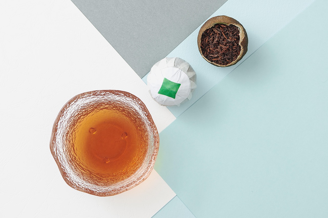 小青柑 开始喝茶