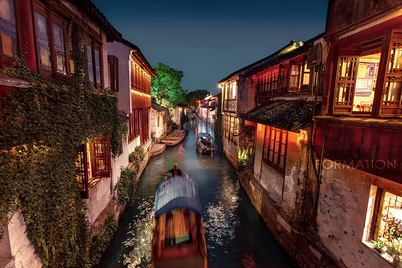 摄影古镇中国的周庄夜景建筑0摄影0周庄古城0添加表情喜欢ta的作品吗?