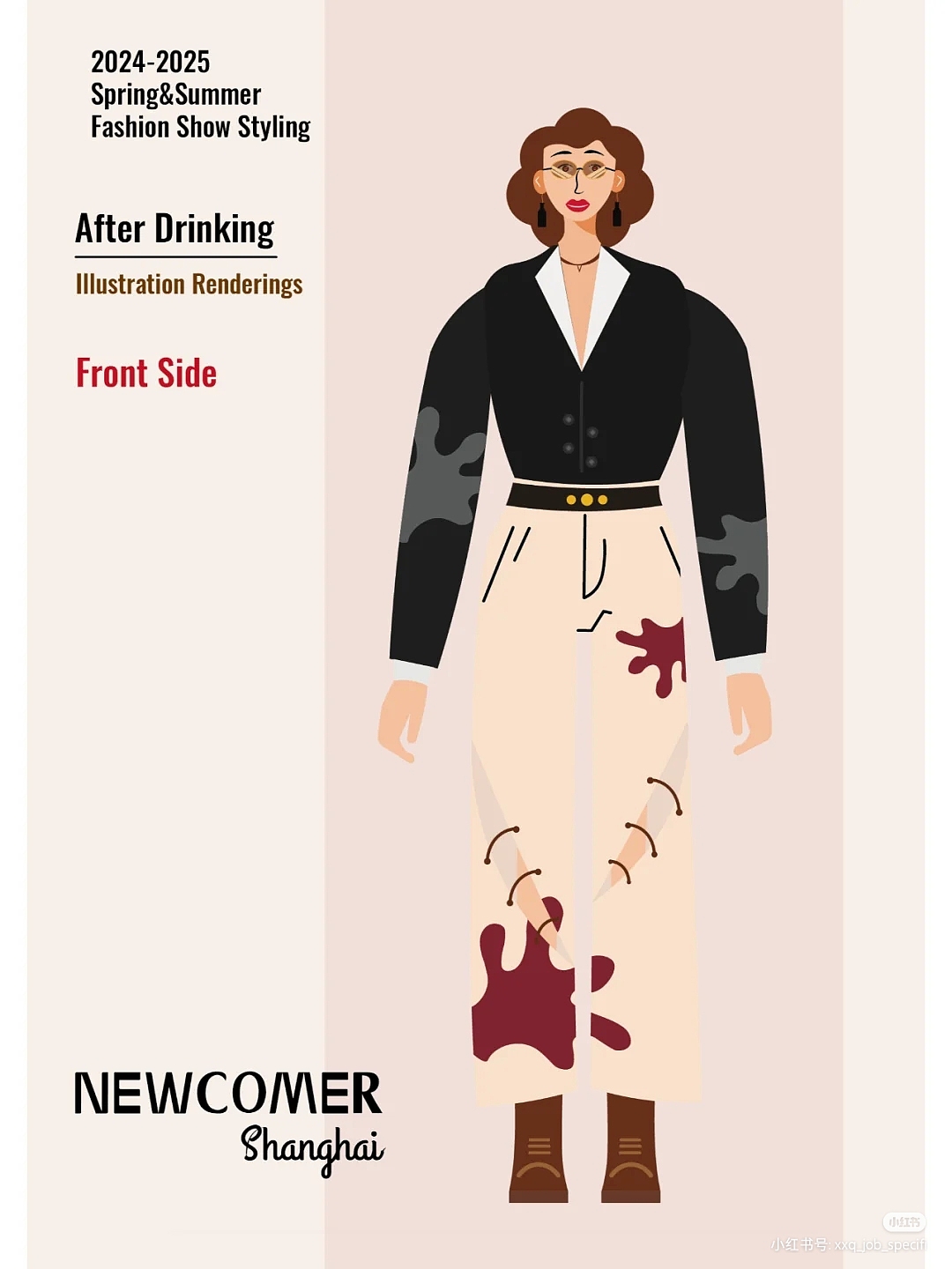 插画分享：用新奇的方式画时装图（图ZMzcyMDgyMTY0） - 创作习作 - 站酷设计师文艺青年熊原创素材 - 站酷ZCOOL